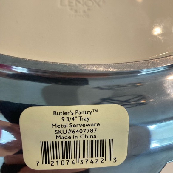 Set of 3 Metal Serveware by Lennox with Rooster Design - Picture 6 of 7